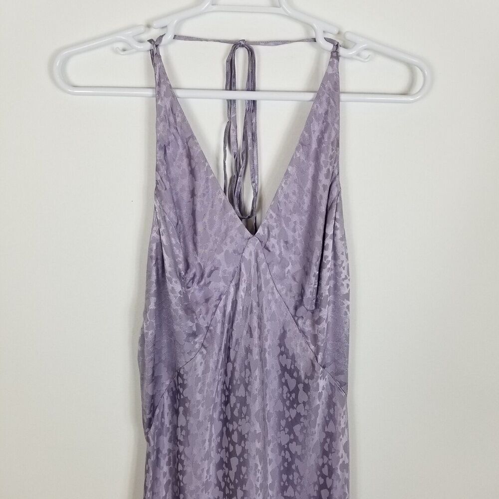 Topshop Lavender Purple Satin Maxi Dress - Picture 2 of 10